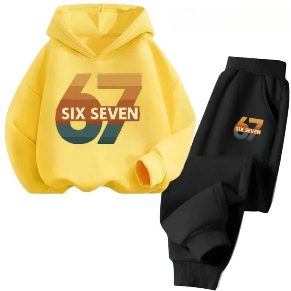 67 Comfortable Suits Suitable for Children From 4 To 13 Years Old, Fashionable and Versatile Hoodie Suits