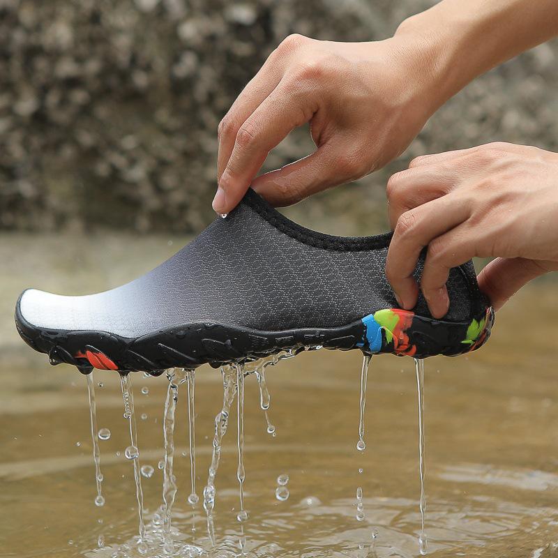 Summer Unisex Non-Slip Water Shoes: Breathable Beach and River Tracing Outdoor Swim Shoes