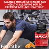 Maca Capsules Contain 120 Capsules of Black Maca Huluba Ginger Which Balance Energy and Enhance Physical Strength