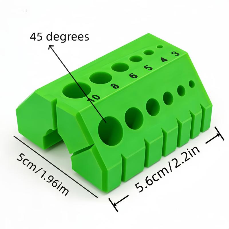 1Pcs Heavy Duty Plastic Drill Guide 45° 90° Angle Drilling Guide Precise Drilling Positioning Tool For Woodworking Diy Accessory