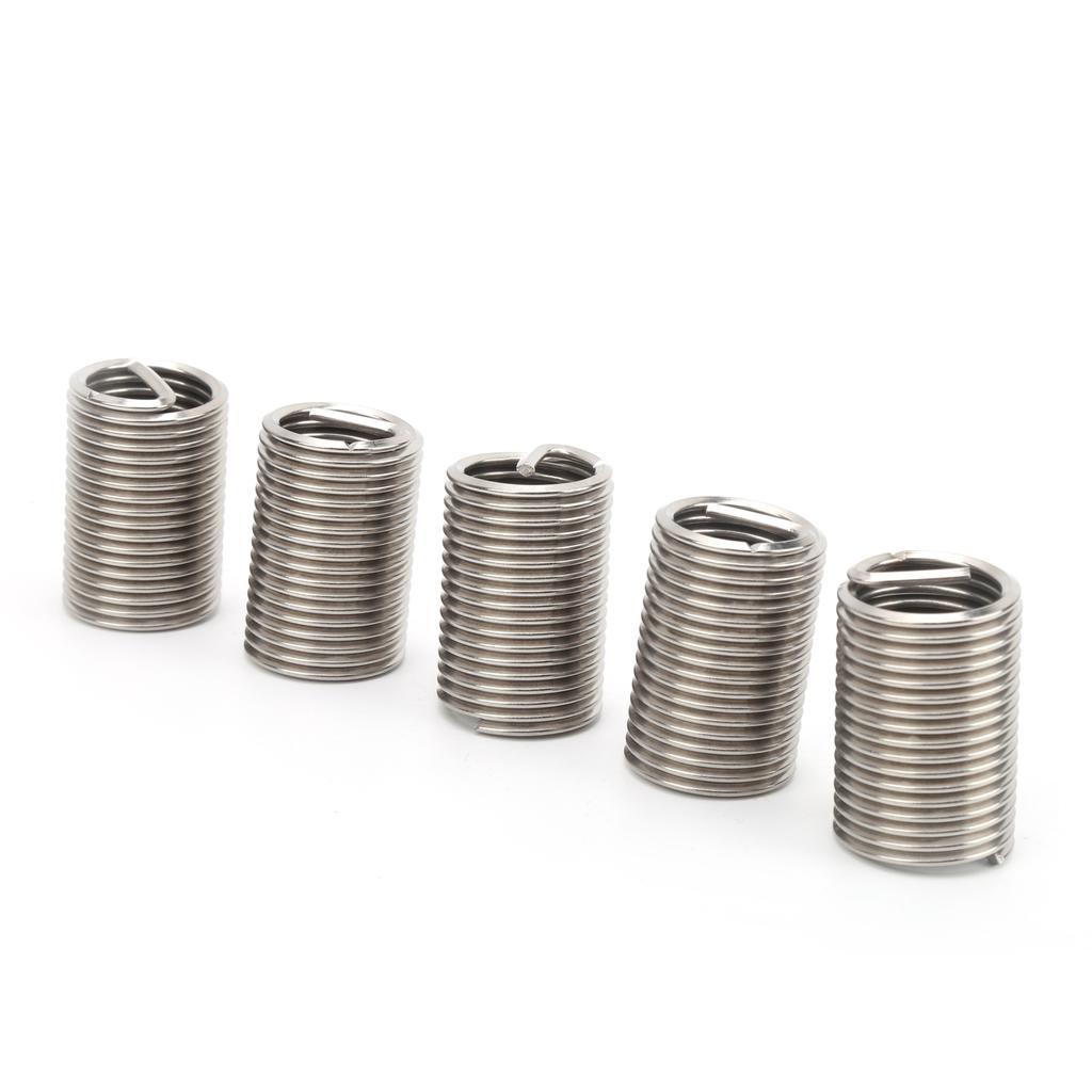 5Pcs Thread Inserts Wire Protection Sleeve Repair Tool Kit Fastener Hardware M20x2.5x2.5D