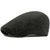 HT4771 Mens Berets Women Spring Summer Cotton Cap Vintage Artist Painter Beret Hat Male Female Ivy Flat Cap Adjustable Beret Cap