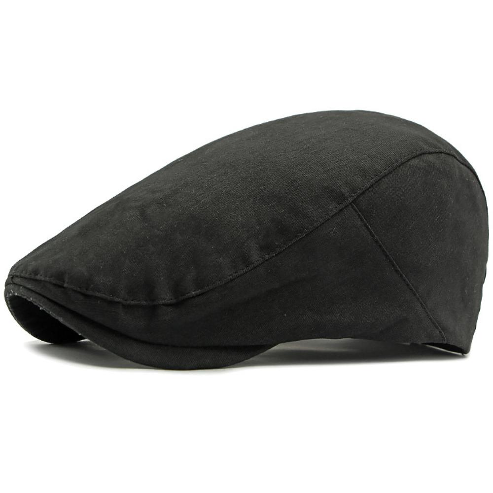 HT4771 Mens Berets Women Spring Summer Cotton Cap Vintage Artist Painter Beret Hat Male Female Ivy Flat Cap Adjustable Beret Cap