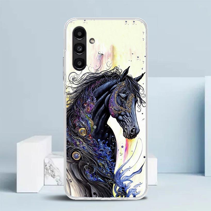 

Animal Oil Painting Horse Phone Case For Samsung Galaxy A17 A37 A57 A16 A15 A14 A13 A56 A55 A54 A53 A36 A35 A34 A33 A26 A25 A24 Samsung A15