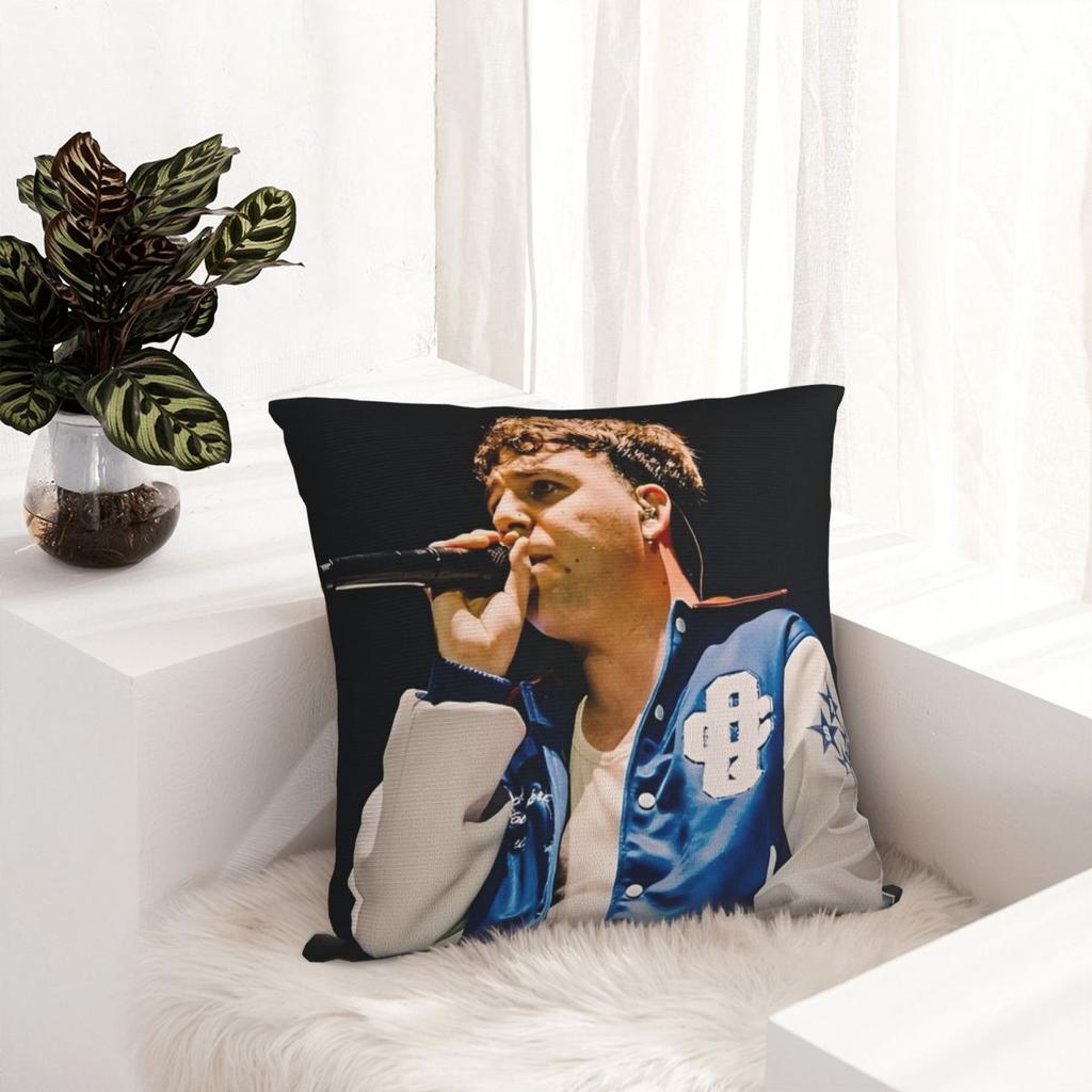 Rapper Quevedo Spanish Singer Pillow Cover Polyester Pillow Case Cushion Cover Vintage Pillowcases For Sofa Home Decoration