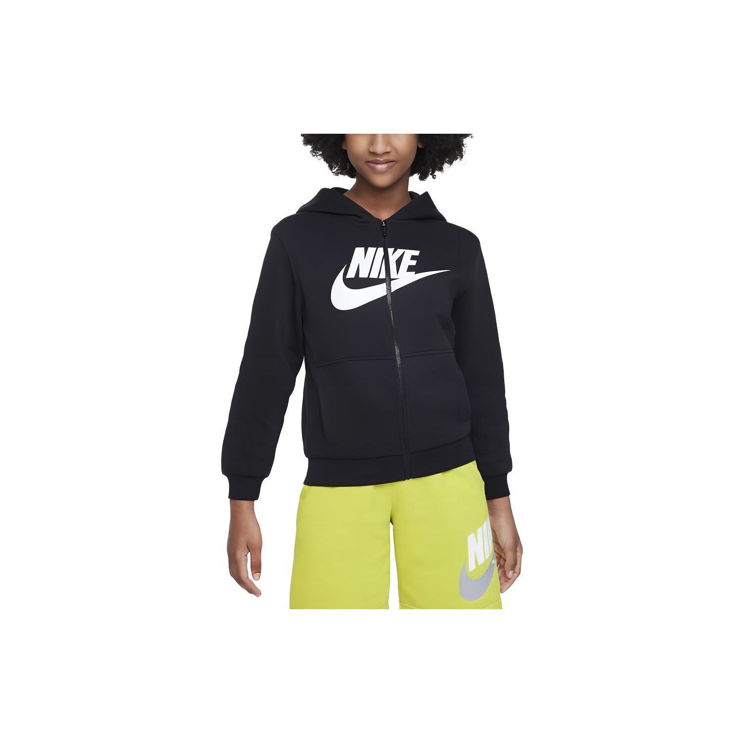 

Nike Sportswear Club Fleece Logo Print Hoodie Kids hoodies Black FD2990-010