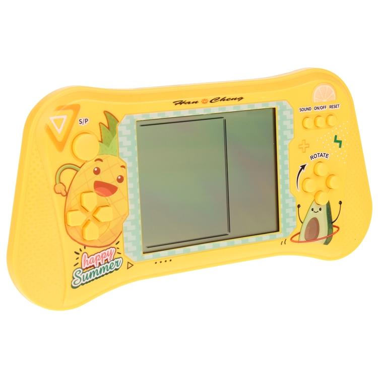 Tetris Electronic Game Portable Travel Console For Children Yellow