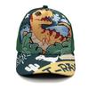 Cartoon Peripheral Print Children'S Dinosaur Baseball Cap Wide Brim Spring Summer Cartoon Sun Hat