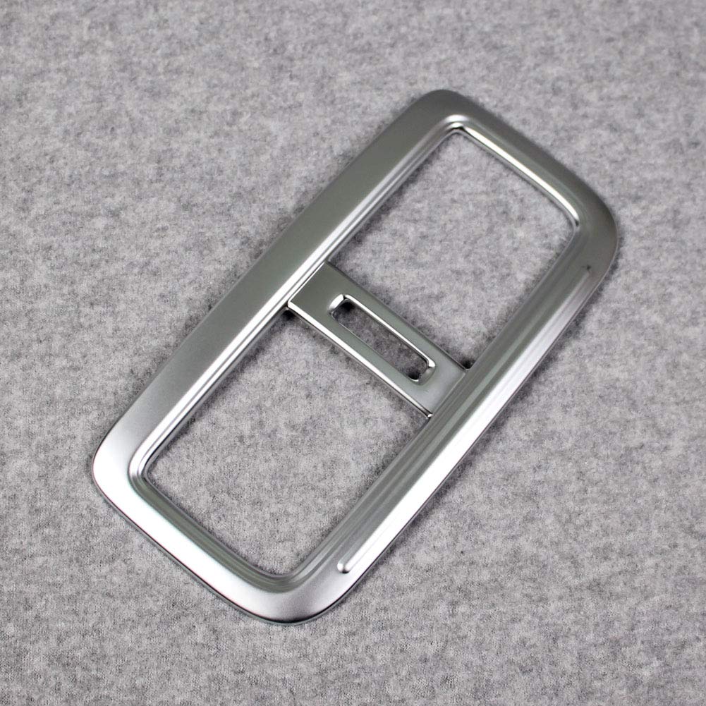 RUIQ Rear Seat Drink Holder Cover Garnish for the New Mazda DM Series CX-30 (Satin Silver)