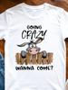 Übergröße, Übergröße Damen Oversized T-Shirt - GEHE VERRÜCKT WILLST DU MITKommen Esel Druck & Slogan, Kurzarm Rundhals Ca