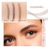 Eyebrow Pencil Simulation Eyebrow Thick Long-lasting Waterproof Four-prong Liquid Eyebrow Pencil Makeup
