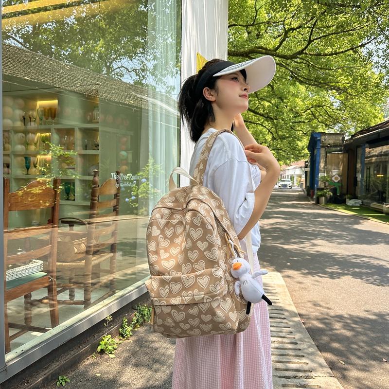 Студенческий школьный рюкзак с принтом Love — фото 14