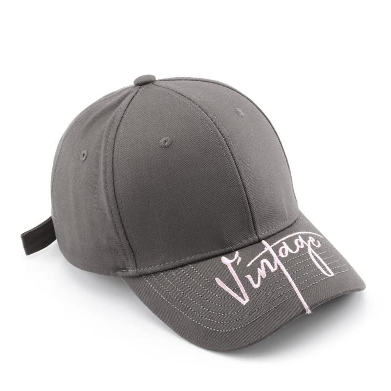 Ricygvm Letter Embroidered Stitching Baseball Cap For Men Women Fashion Peaked Hat Cotton Solid Color Duck Tongue Cap Unisex Outdoor Visors
