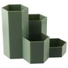 Green Multi-function Desk Organizer New Plastics Cover Cute Pen Holder Makeup Storage Office
