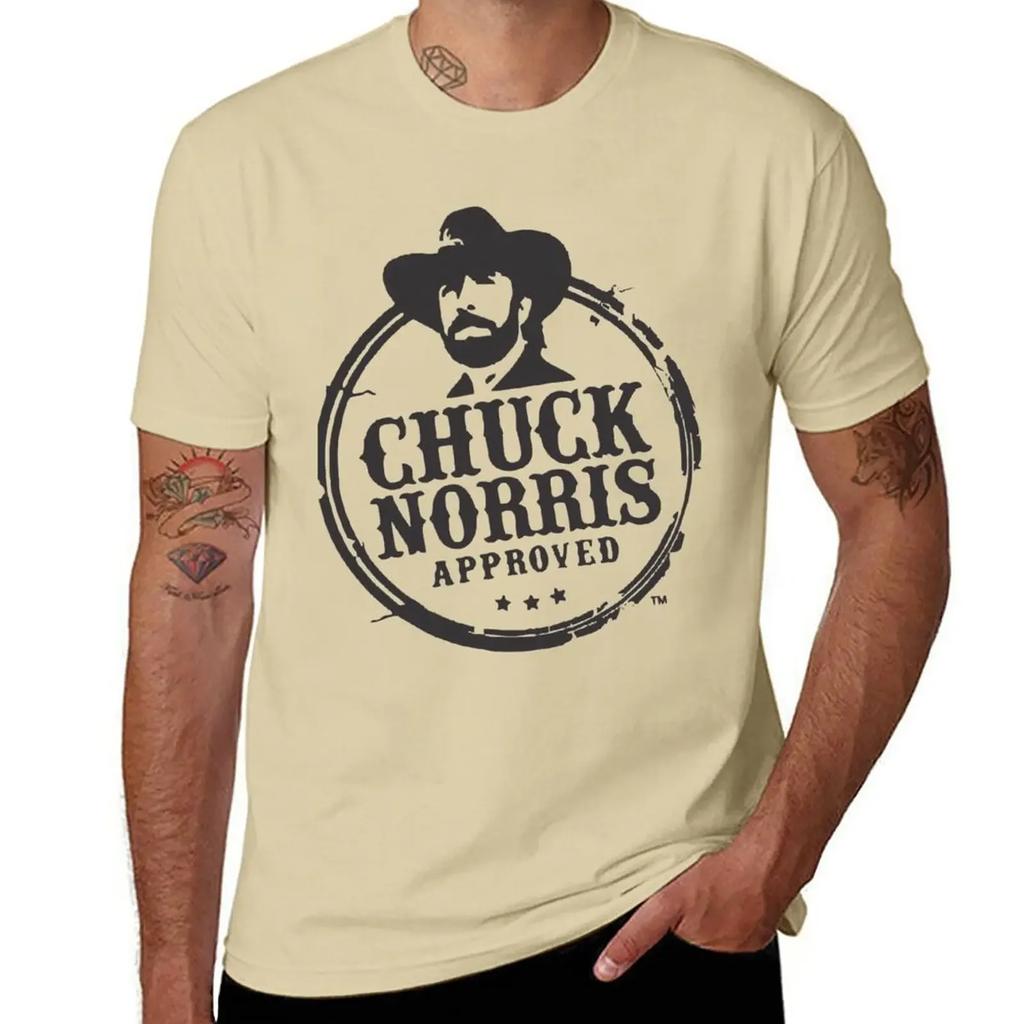 Chuck Norris T-Shirt korean fashion Short sleeve tee boys whites fruit of the loom mens t shirts