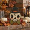 Halloween Tiered Tray Decorations Decorations, Wooden Tabletop Ornaments, Vintage Centerpiece Table Centerpieces for Home Kitchen
