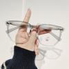 Large Frame Anti-Blue Light Eyeglasses with Myopia Option, Xiaohongshu Influencer Style