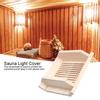 Sauna Room Square Wood Corner Lamp Shade Light Cover Sauna Accessories