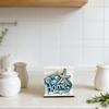 Wooden Napkin Holder, with High-Definition UV Printing Cartoon Design, Stable Base Napkin Dispenser for Kitchen Dining Table