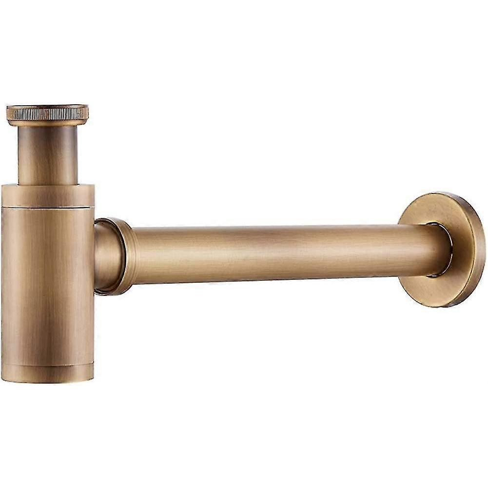 Brass Bottle Siphon Round Siphon Sink