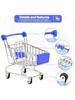 Mini Supermarket Shopping Trolley Cart Desktop Model Children's Toys Home Decoration Miniature Decorative Figurines Home Decor