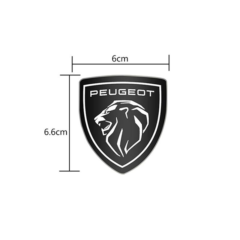 Stainless Steel Car Front Sticker Rear Badge Steering h Wheel Cover Lion Logo for Peugeot 308 3008 2008 306 307 408 407 5008 508