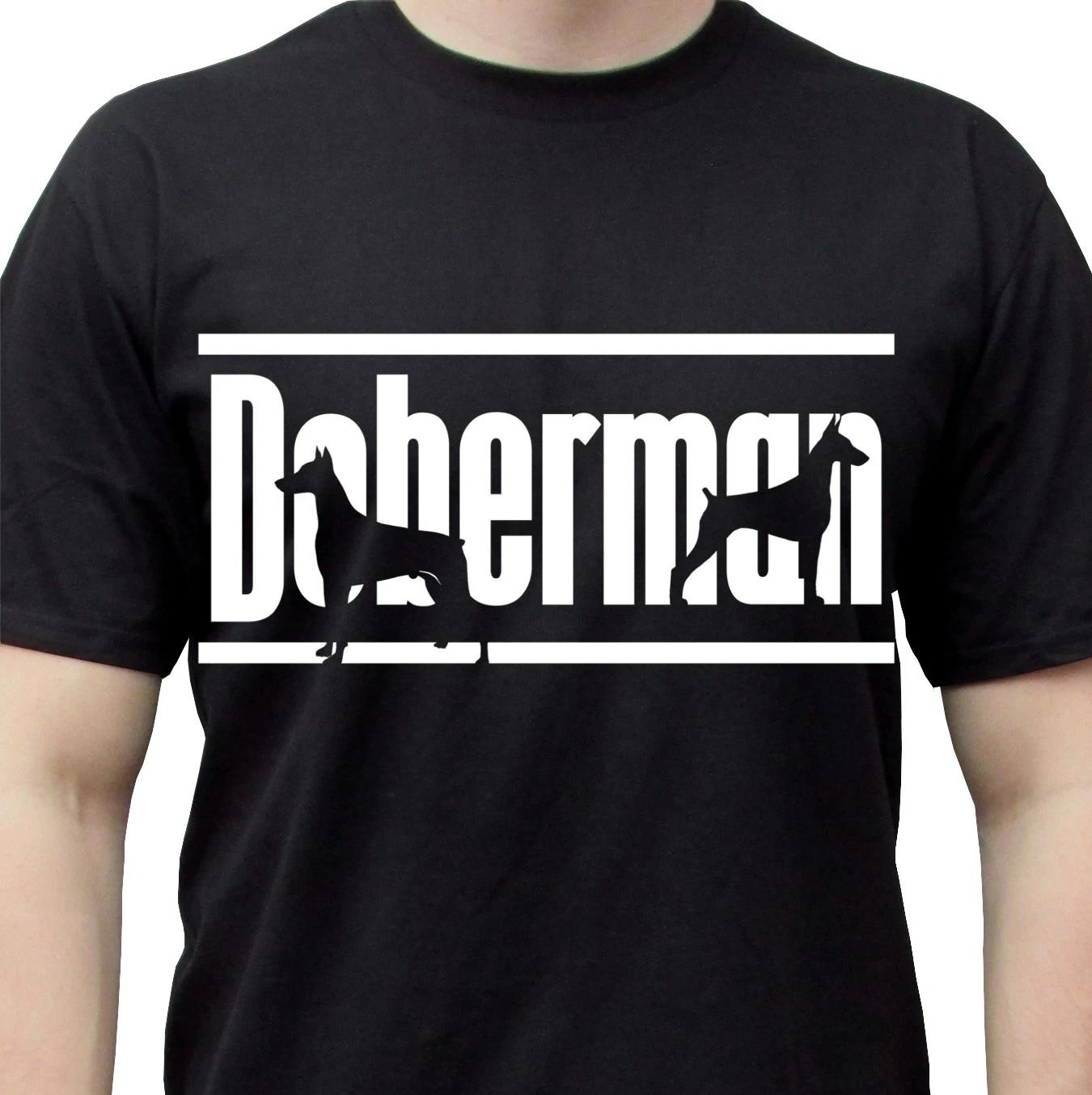 

Doberman pinscher black kids boys T-Shirt dog top dobie tee design - s s kids size 130