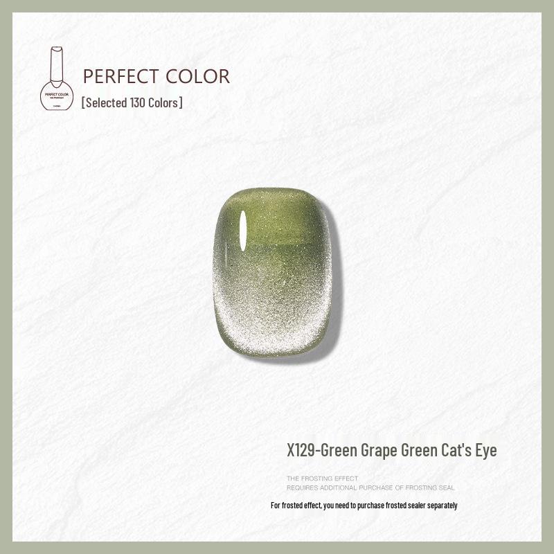 Nail Gel Polish: 130 New Nude & Bright Colors - Ice Translucent, Phototherapy, Glitter, Cat Eye Finish