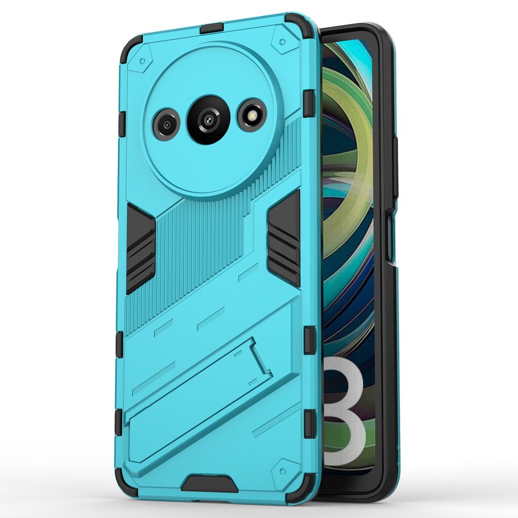 For Xiaomi Redmi A3/Poco C61 4G Phone Cover PC+TPU Dual-Layer Protection Case Built-in Kickstand