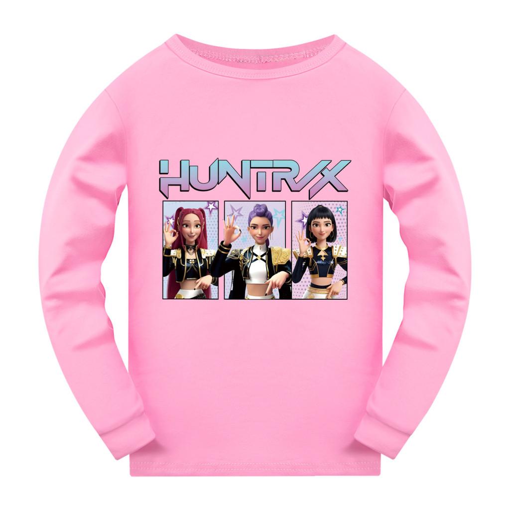 5233 Kids Girls Rumi Zoey Mira Super Star Print Long Sleeves T-Shirt