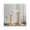Mini Sisal Cat Scratching Post Kitten Climbing Tower, Vertical Wear-Resistant No-Debris Claw Care Tower, Suitable For Small Apartments, Built-In