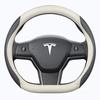 Tesla Steering Wheel Cover - Genuine Leather, Ultra-thin for Model 3 & Model Y