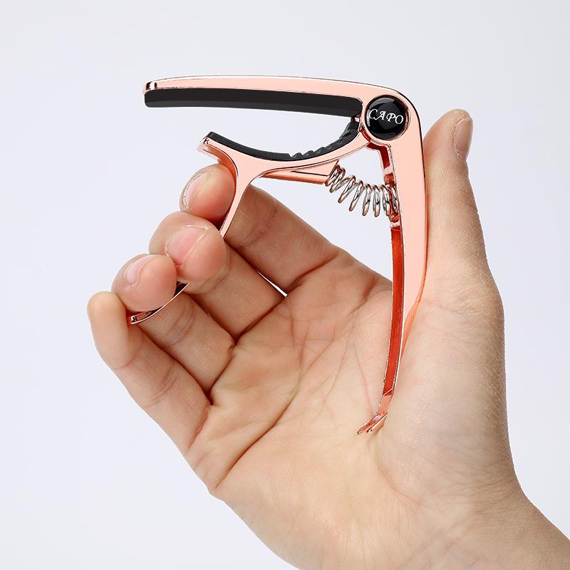 Universal Zinc Alloy Guitar Capo for Folk and Classical Instruments