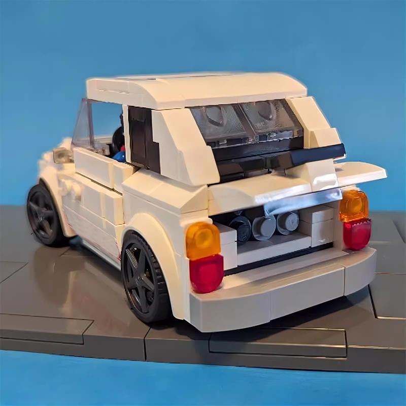 MOC Technical Car Ideas Abarths Fiated 595 and 695 Abarth Biposto Speed Vehicles Sets Building Blcoks Kid Toys Christmas Gift