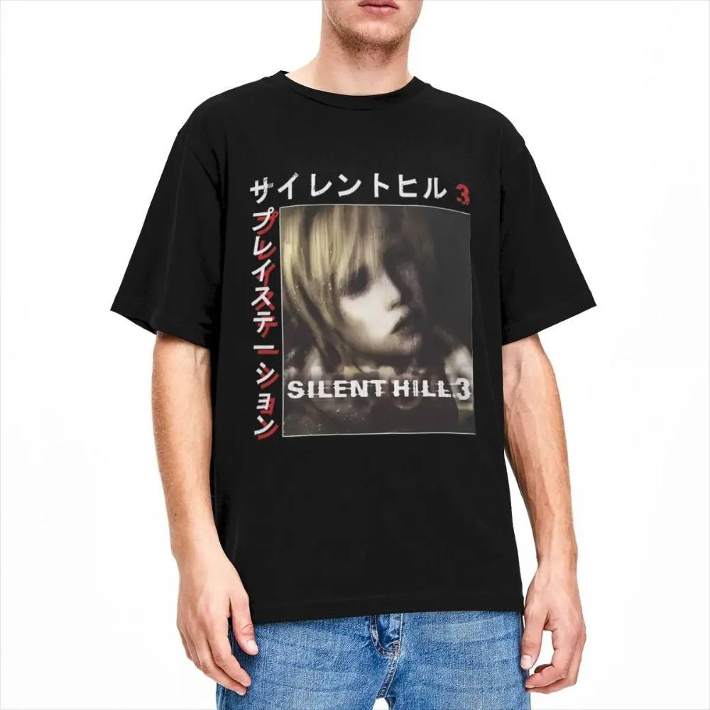 Silent Hill 3 Heather Merchandise Shirt for Men Women Horror Scared Game Vintage Cotton Graphic Printed Tee Shirts