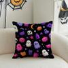Halloween Pumpkin & Ghost Pillowcasessuitable For Sofa Car Bedroom Decorative Cushion Cover Pillow Cover