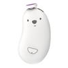 Electric Baby Nail Grinder Safe USB Charging with 6 Grinding Head Baby Nail File for Home Baby Fingernail Care White
