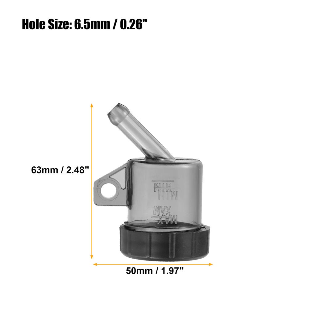 Motoforti Motorcycle Lever Brake Oil Tank Foot Brake Master Cylinder Oil Cup Fluid Bottle Reservoir Dirt Bike Scooter Universal