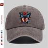 pc Patriotic Butterfly and Floral Pattern Print Baseball Cap with US th Anniversary Element Print Design Sun Hat Casual D