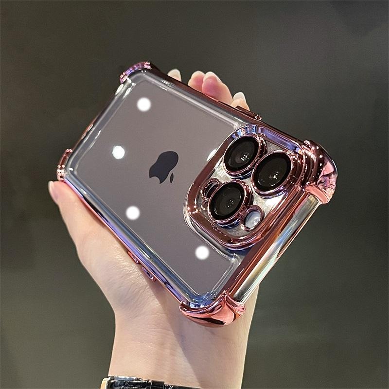 Applicable to Apple 11promax mobile phone case, the new model has its own lens film iPhone11 electroplating airbag 11 anti-drop 11.