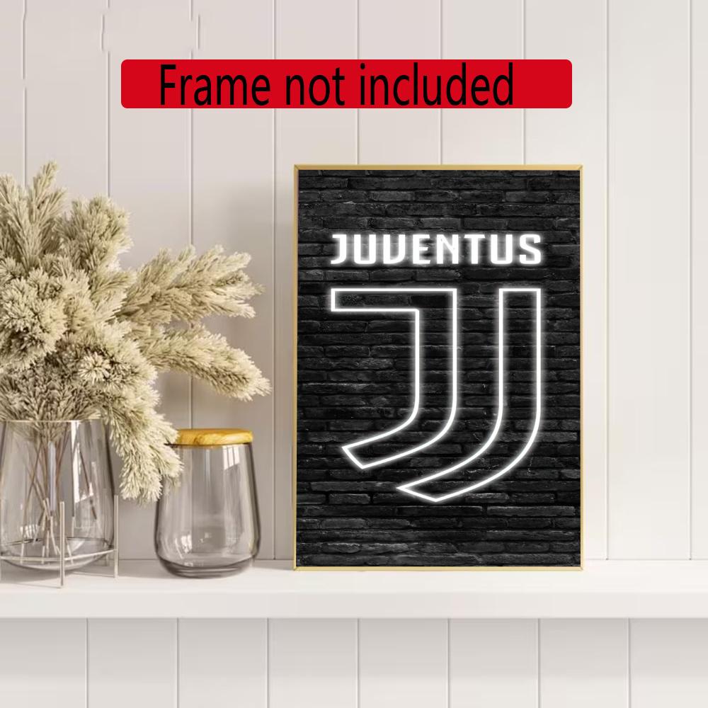 Juventus 5D Diamond Painting Round Diamond Rhinestones Mosaic Diamond Embroidery Wall Paintings Rhinestones Gift Frameless