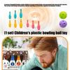 Children Bowling Toy Set for Indoor Family Fun and Coordination Skill with Bright Color Indoor Entertainment Activity