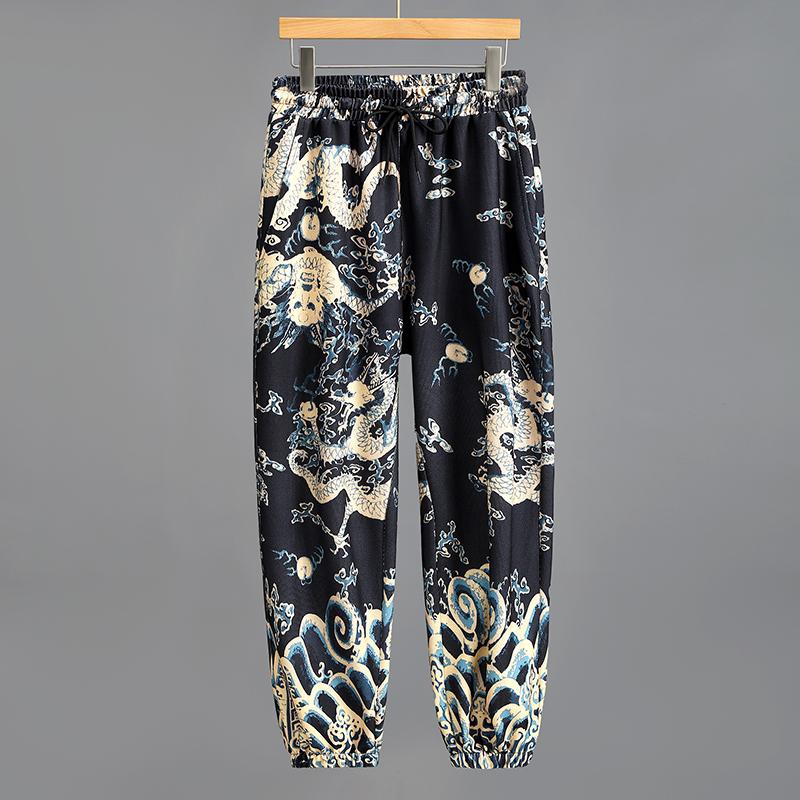 Pantaloni Harem oversize taglie forti 5XL-11XL per uomo Pantaloni lunghi in vita elastica streetwear moda estiva di alta qualità