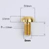 1 PC Various Color M5 X 8 9 10 12 14 16 18 20 25mm GR5 Titanium Alloy A2 Mushroom T25 Torx Head Screw Bolt for Bike DIY