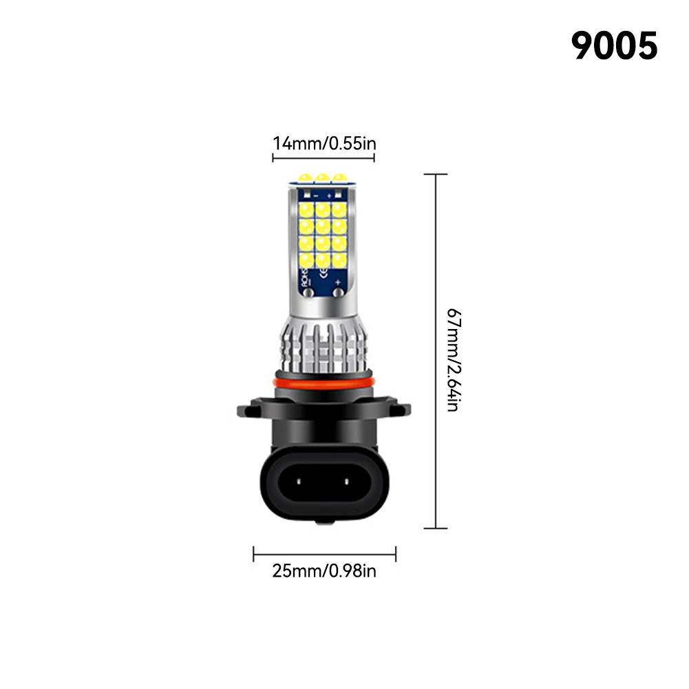 H8 H11 9005 9006 H4 H7 Car LED Headlight Bulb Signal Lights 6000K 1200LM Auto Lamp Fog Light Bulbs DC 12V Driving Lamp Bulbs
