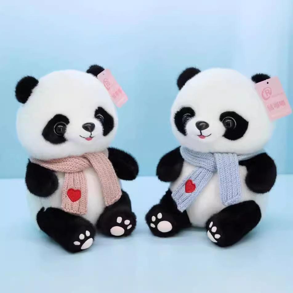 Süßer Panda-Puppe Plüschtier-Puppe Riesenpanda Anziehpuppe 8 Zoll Maschinenpuppe