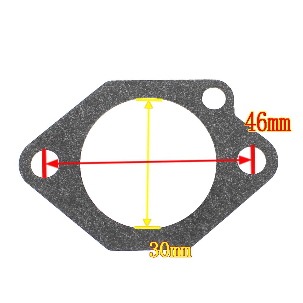 QAZAKY Carburetor Base Gasket 6 Pack Compatible with Kawasaki FE290