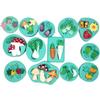 Mini Fruit Vegetable Fondant Silicone Mold Grape Radish Mushroom Pumpkin Chocolate Mould Cake Decorating Tool Polymer Clay Mold