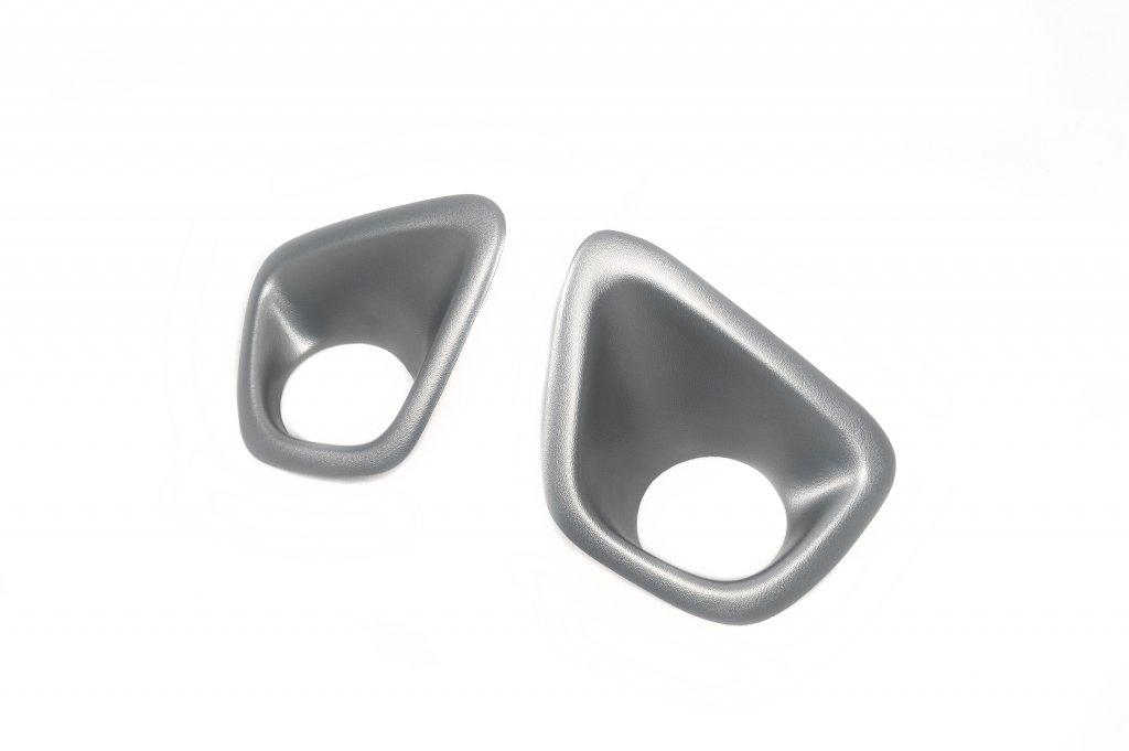 Накладки на противотуманки (2 шт, ABS) для Dacia Duster 2008-2018 гг