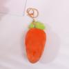 Pendant Cartoon Key Holder Carrot Plush Keychain Plush Carrot Keyring Vegetables Carrot Keychain